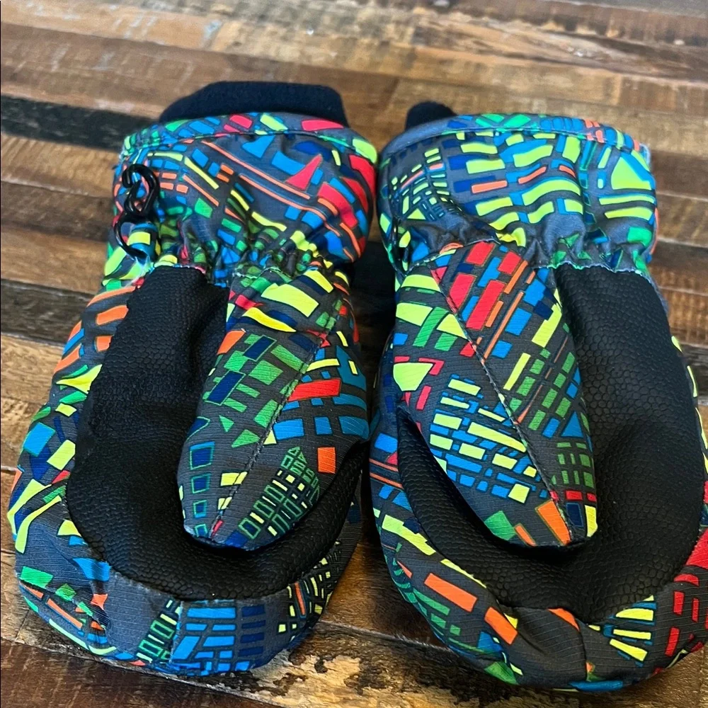 Vibrant Multicolor Kids Mittens by Dragons
